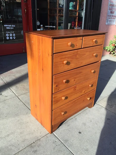 Simple Useful Honest Vintage Shaker 6 Drawer Dresser Casa